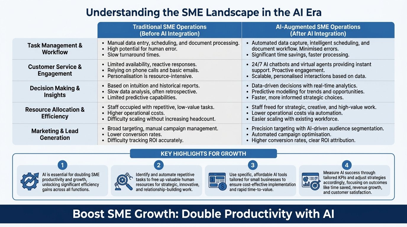 Boost SME Growth: Double Productivity with AI - An Essential Guide